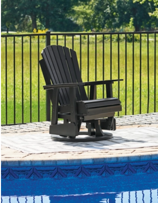 Hyland Wave Swivel Glider Chair