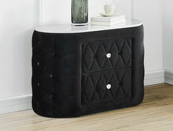 Natalia Night Stand w/ Faux Marble Top
