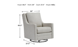 Kambria Swivel Glider Accent Chai