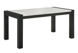 Jules Faux Marble Table w/ 4 Chairs