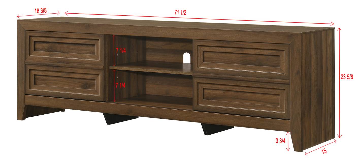 Lorraine Brown TV Stand