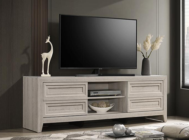 Lorraine Grey TV Stand