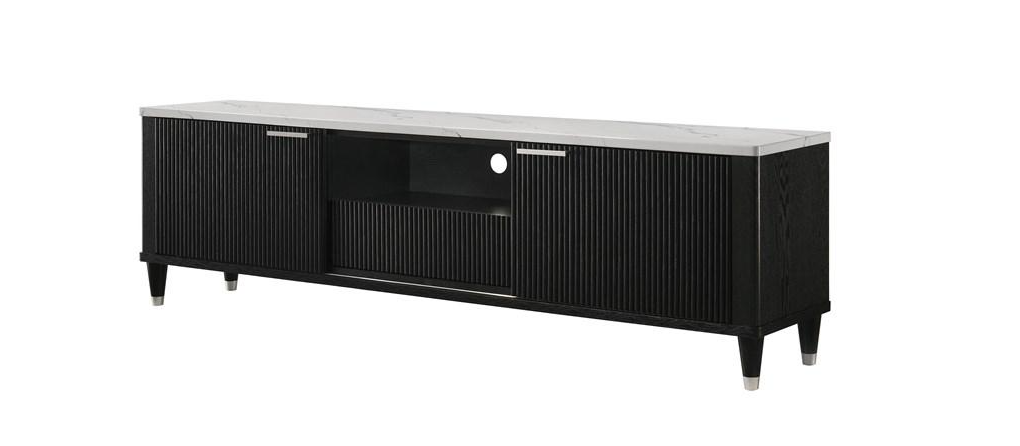 Britany Black TV Stand