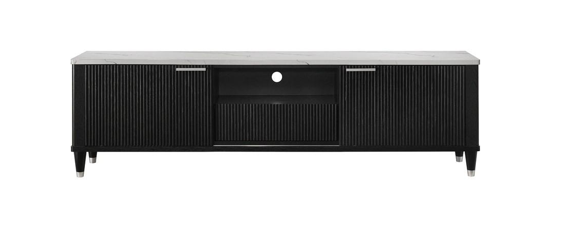 Britany Black TV Stand