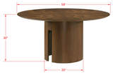 Shari Round Table w/ 4 Chairs