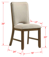 Shari Round Table w/ 4 Chairs