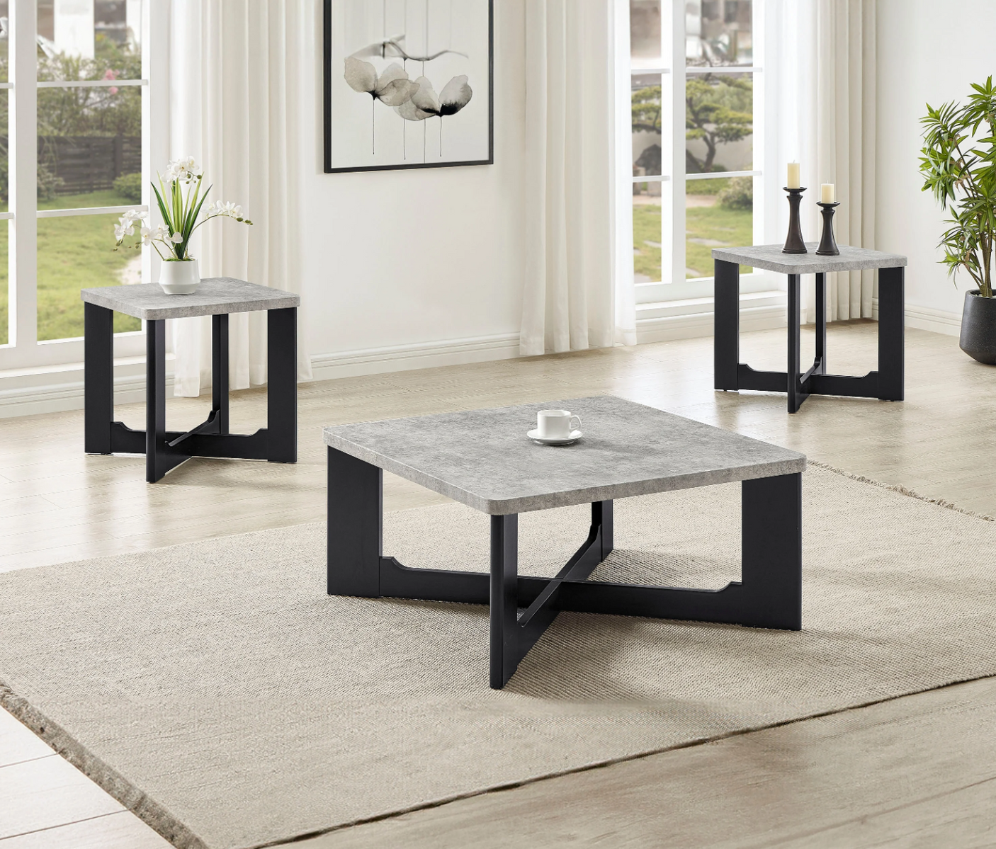 Royce Coffee Table w/ 2 End Tables