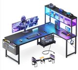 L-Shaped Desk w/ LED