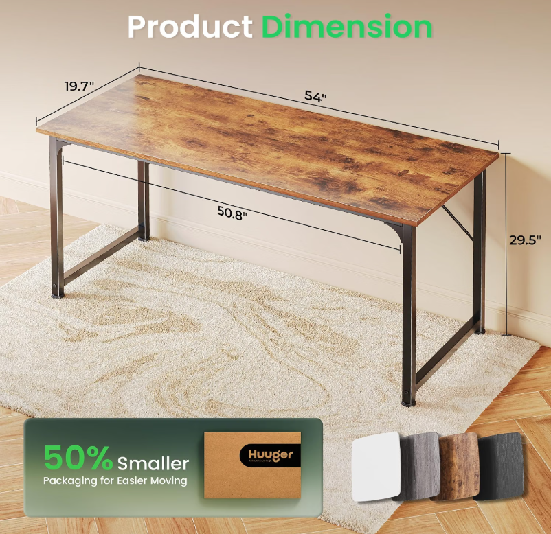 55" Home Office Gaming Desk