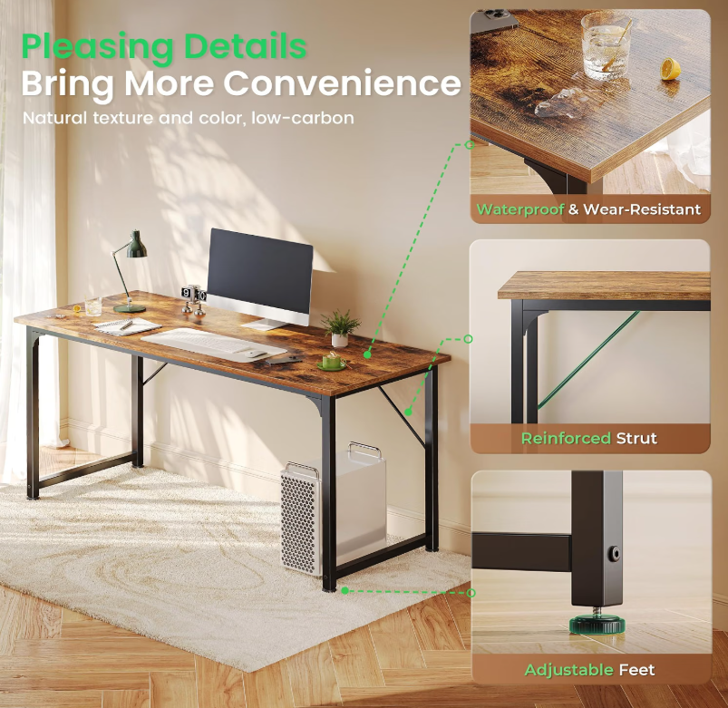 55" Home Office Gaming Desk