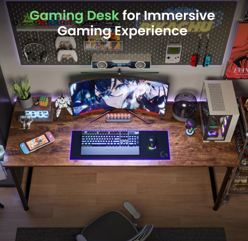 55" Home Office Gaming Desk