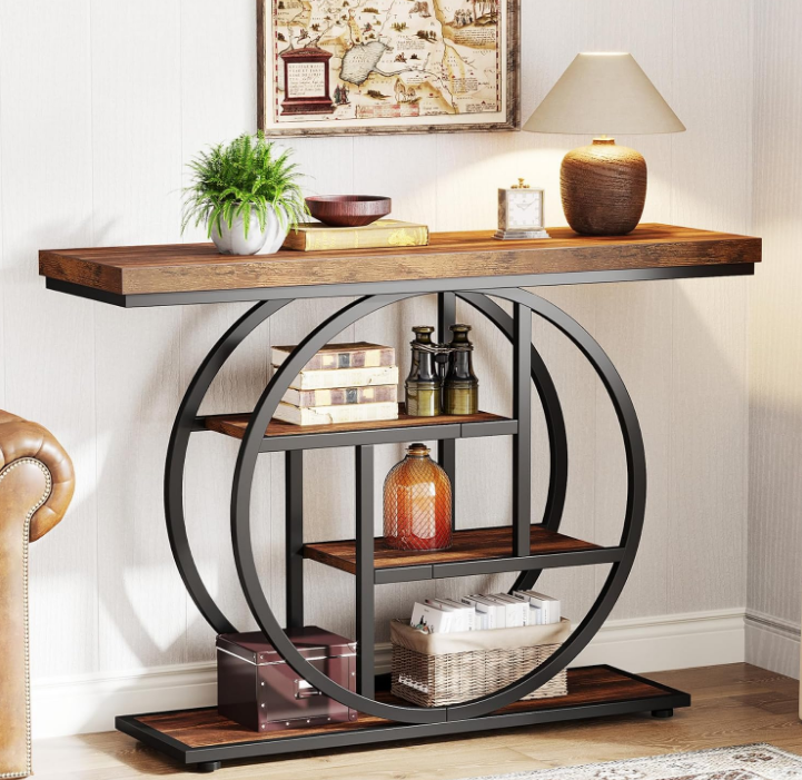 Circle Base Accent Table