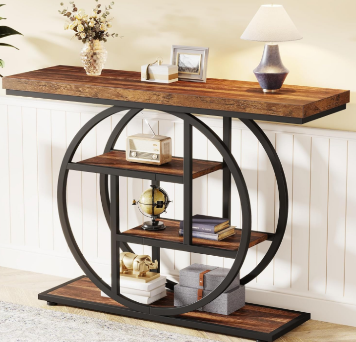 Circle Base Accent Table