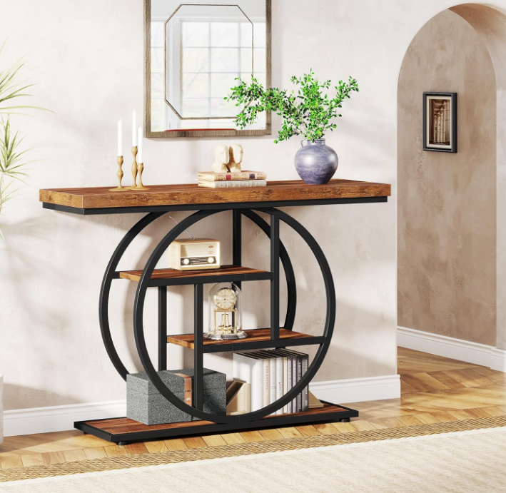 Circle Base Accent Table