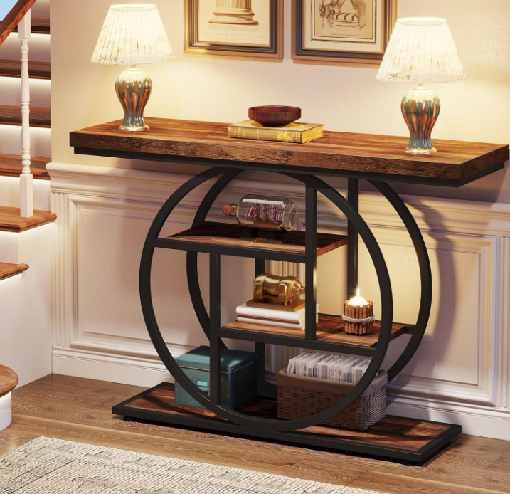 Circle Base Accent Table