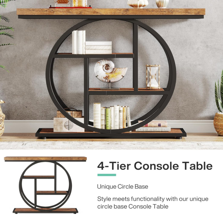 Circle Base Accent Table