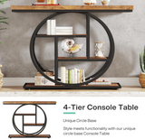 Circle Base Accent Table