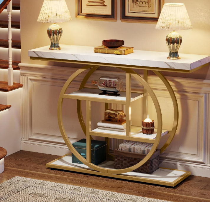Circle Base Accent Table