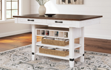 Becky Counter Height Table w/ 4 Stools