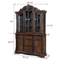 Ciara Rectangular Table w/ 6 Chairs
