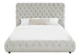 Flory Black Platform Bed Queen