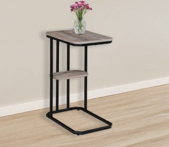 Ida Weathered Grey Chairside Table