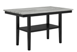 Frank Faux Marble Table w/ 4 Chairs
