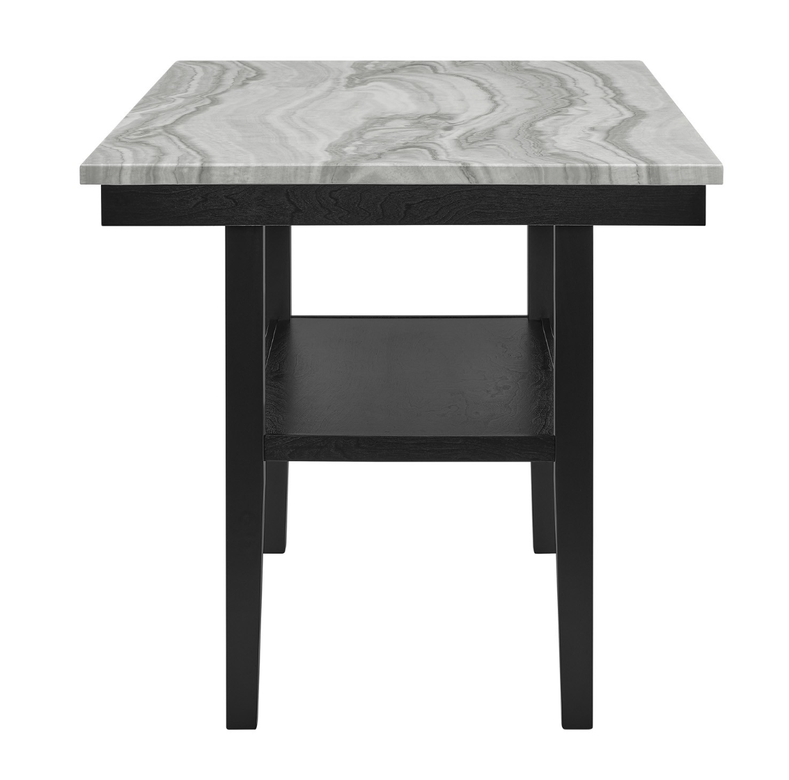 Frank Faux Marble Table w/ 4 Chairs