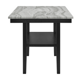 Frank Faux Marble Table w/ 4 Chairs