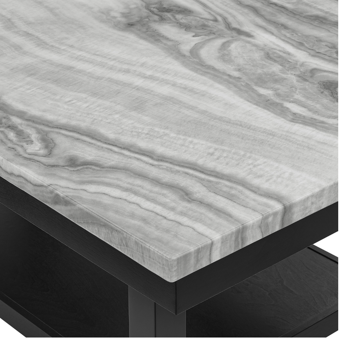 Frank Faux Marble Table w/ 4 Chairs