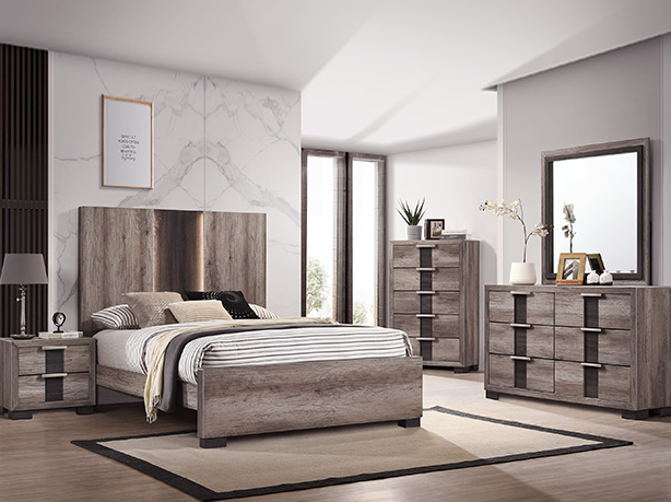 Rangley Chest - Grey/Brown