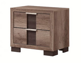 Rangley Nightstand - Grey/Brown