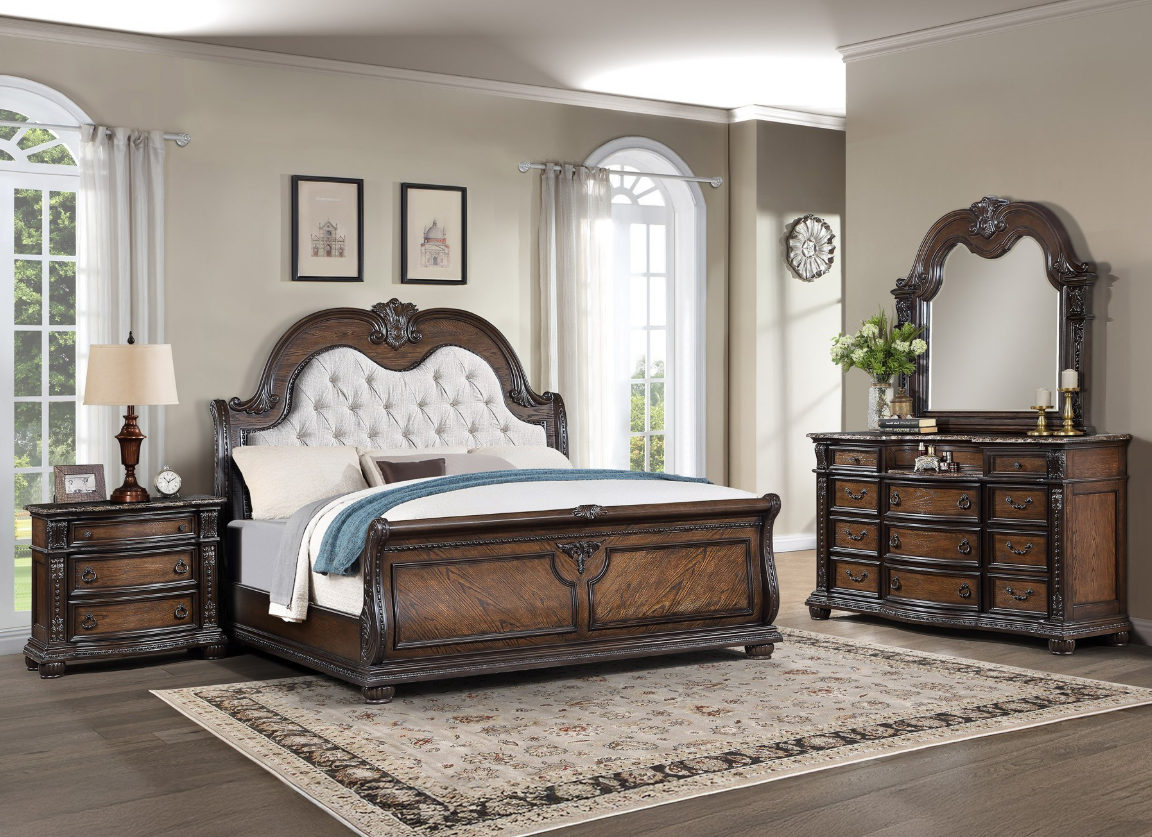 Valentina King Bedroom Set W/ FREE Chest