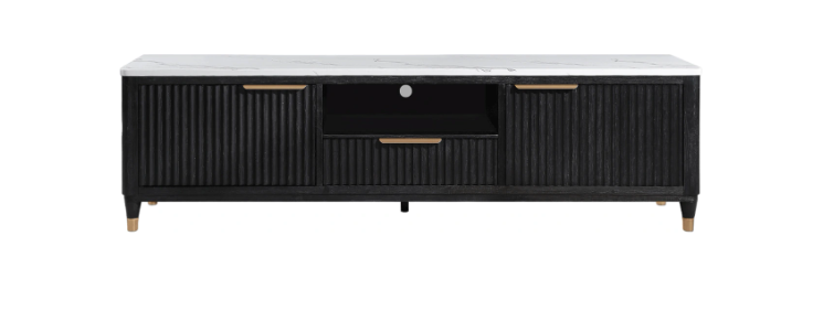 Kara Black TV Stand