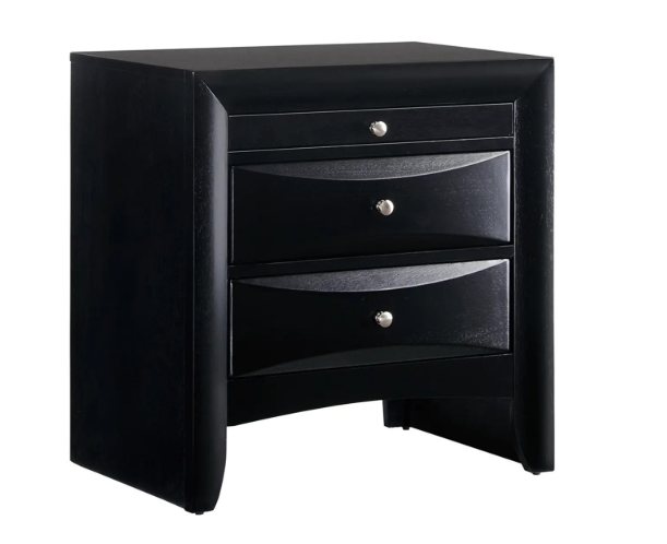 Briana Black Queen Storage Bedroom Set