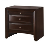 Emily Dark Cherry Queen Storage Bedroom Set