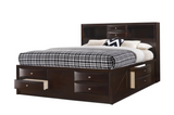 Emily Dark Cherry King Storage Bed