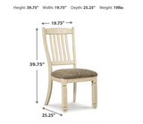 Bolanburg Regular Height Wood Side Chair (Set of 2)