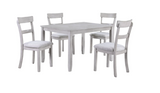Henderson Table w/ 4 Chairs - White Wash