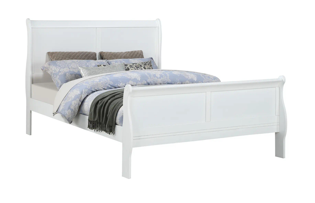 Philip White Queen Bed