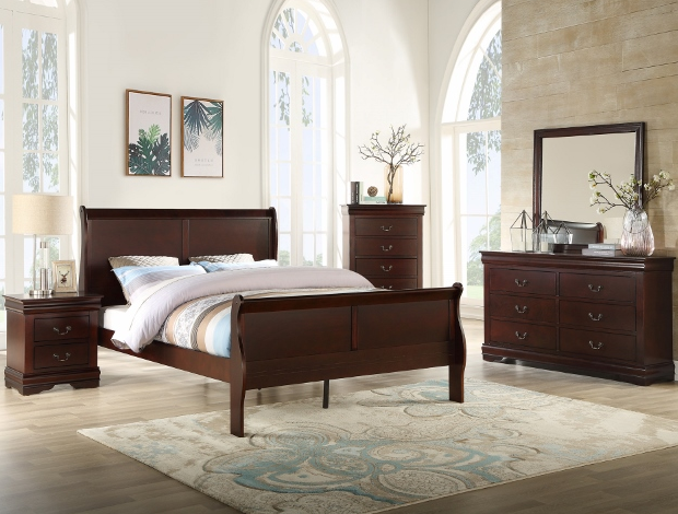 Philip Cherry Queen Bed