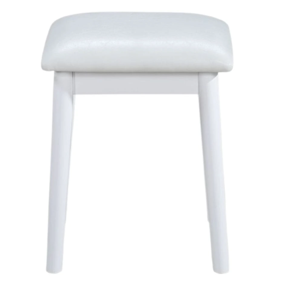 Cecilia Vanity Table w/ Stool - White