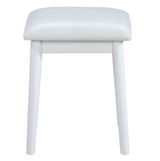 Cecilia Vanity Table w/ Stool - White