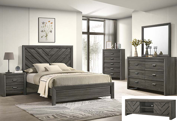 Valor TV Stand - Grey