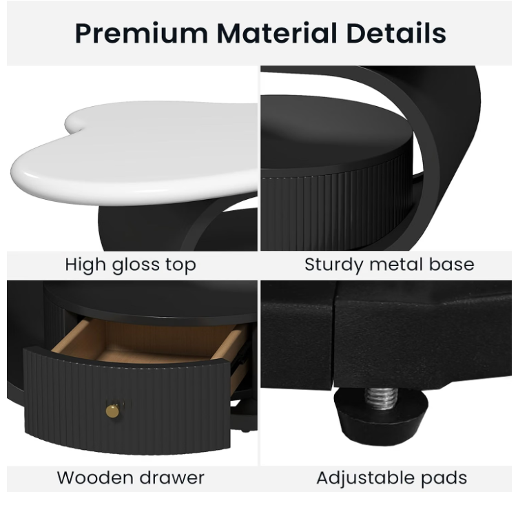 Cloud Coffee Table w/ Storage