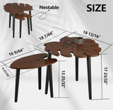 Leaf nesting Tables (set of 2)