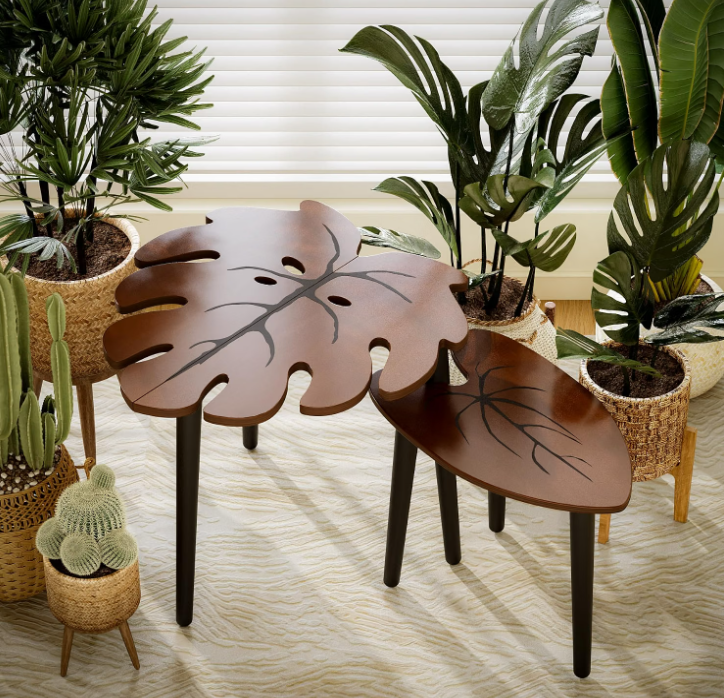Leaf nesting Tables (set of 2)