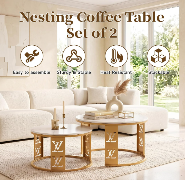 Louie Nesting Coffee Table Set