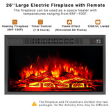 Farmhouse Fireplace 65" TV Stand