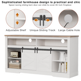 Farmhouse Fireplace 65" TV Stand